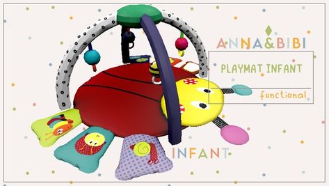 🐞 Playmat_INFANT [Anna&Bibi] | Patreon Sims 4 Playmat, Ts4 Infant, Baby Play Mat, Sims 4 Custom Content, Play Mat, Maxis Match, Custom Content, Sims 4 Mods, Hair And Beard Styles