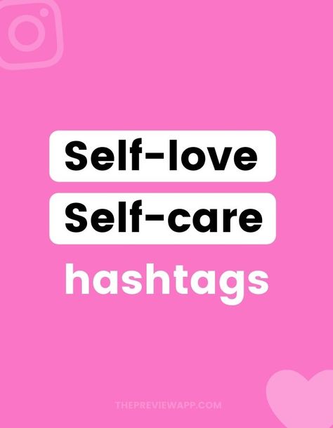 Self Care Hashtags For Instagram, Self Love Hashtags For Instagram, Motivation Hashtags, Love Hashtags, Quotes About Self Love, Hashtag Ideas, Quotes About Self, Confidence Motivation, Trending Hashtags