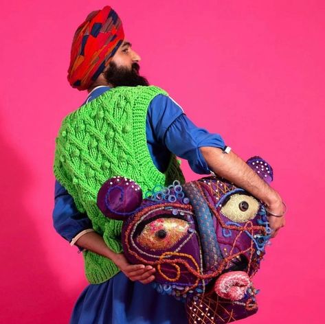 HEADS UP Gurjeet Singh's soft... - Selvedge Magazine Selvedge Magazine, Hard Truth, Heads Up, Fiber Art, Lips, Magazine, Art, Fibre Art