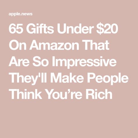 65 Bougie Things On Amazon, Under 20 Gift Ideas, Gift Ideas Under $10, Gifts For Rich People, Gifts Under $10, Gifts Under 30 Dollars, Gifts From Amazon, Gift Diy Ideas, Rich Gifts