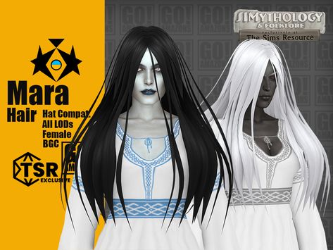 New #TheSims4 maxis match custom long hair download free in two weeks at #TSR tsr collab #TheSims4cchair #Sims4maxismatchhair #Sims4cchair #Sims4Hair #Sims4maxismatch #TheSims4 #TSRHair #Sims4cc #Sims4customhair #Sims4hairdownload #Sims4ccdownload #Sims4hairdownload #Sims4 #mara #mythology #slavicmythology #ghost #horrorhair #girlpower #ukrainian #feminist #womanpower #womanempowerment Snow White Hair, Oscar Hairstyles, Gaming Center, Medieval Hairstyles, Sims 4 Anime, Sims 4 Mm, All Hairstyles, Female Hair, Sims 1