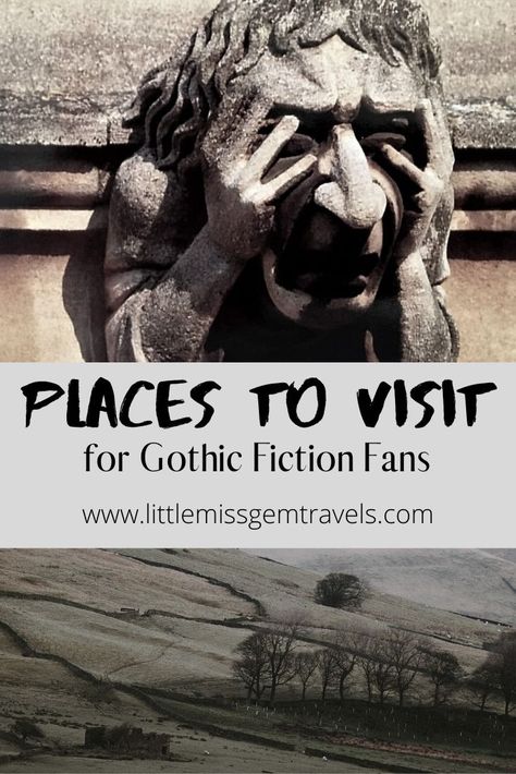 Many of my favourite books are from the gothic fiction genre, but it isn't just plot and characters that make them so great, it's also the use of place and location that sets them apart, and it's these places that appeal to gothic fiction fans and make them want to step foot in these locations for themselves. Gothic Fiction, Books You Should Read, Travel Wishlist, The Gothic, Small Island, Weekend Trips, Travel Bucket, Little Miss, My Favourite