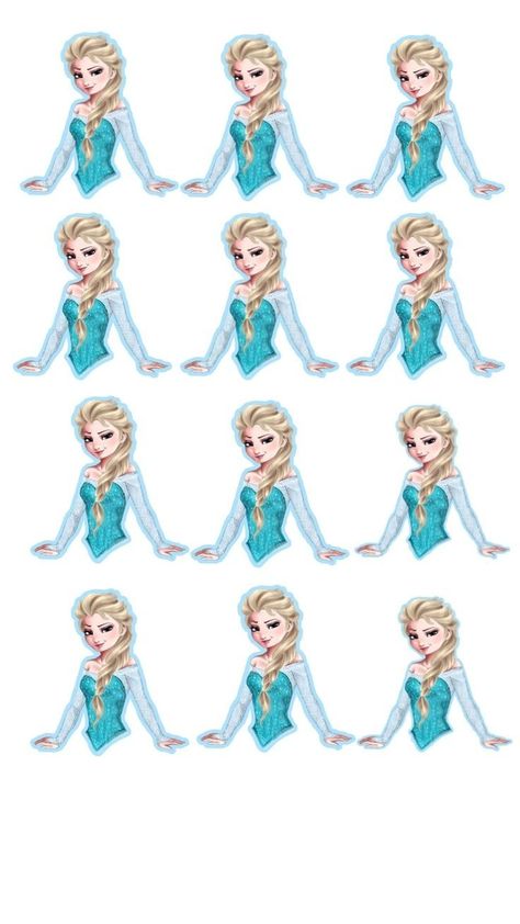 Elsa Cupcake Topper, Frozen 3rd Birthday, Frozen Cupcake Toppers, Disney Princess Cupcakes, Frozen Printables, Elsa Birthday Party, Frozen Cupcakes, Princess Cupcake Toppers, Frozen Bday Party