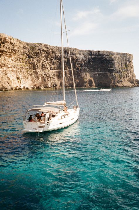 Sailing In The Mediterranean, Mediterranean Boat Aesthetic, Mediterranean Sailing Aesthetic, Mediterranean Sea Aesthetic, Sailing Boat Aesthetic, Sailboat Mediterranean, Sailing Mediterranean, Blue Beige Aesthetic, Mediterranean Sailing