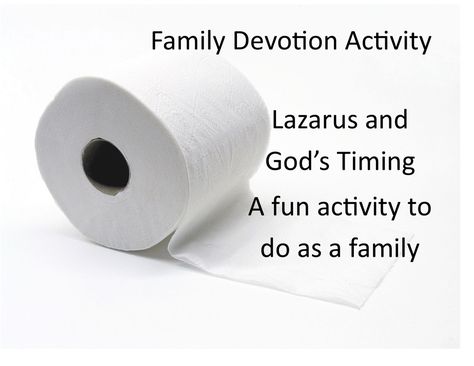 A fun Family Devotion activity: Lazarus and God's Timing Sunday School Object Lessons, Kids Sunday School Lessons, God's Timing, Miracles Of Jesus, Family Devotions, Bible Study For Kids, Bible Crafts For Kids, Sunday School Activities, Bible Lessons For Kids