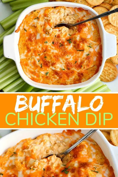 Dip Easy Recipes, Buffalo Chicken Dip Easy Recipes, The Best Buffalo Chicken Dip, Buffalo Chicken Wing Dip, Buffalo Chicken Dip Oven, Baked Buffalo Chicken Dip, Best Buffalo Chicken Dip, Chicken Wing Dip, Buffalo Dip