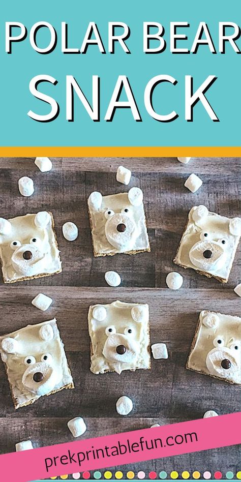 Artic Animal Snacks For Kids, Arctic Animals Kindergarten Crafts, Preschool Polar Animals Activities, Igloo Activity For Preschool, Winter Theme Snacks Preschool, Arctic Animal Snacks For Kids, Arctic Snacks For Kids, Artic Animals Activities Toddler, Hibernation Snacks For Preschool