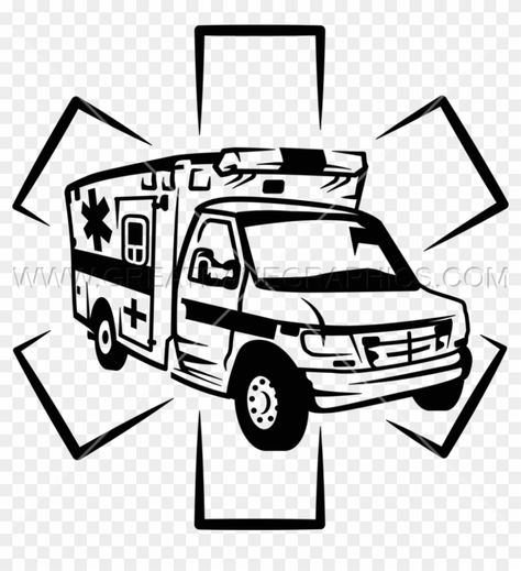 Ambulance Tattoo, Ambulance Truck, Image Monster, Truck Clipart, Police Truck, White Truck, Clip Art Pictures, Free Clipart Images, Abstract Art Painting Diy