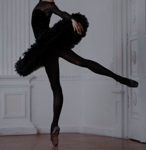 Ballerina In Black, Ballet Aesthetic Black Swan, Black Swan Ballet Aesthetic, Ballet Aesthetic Black, Black Ballet Aesthetic, Aleksandra Core, Goth Ballerina, Black Widow Aesthetic, Ballet Aesthetic