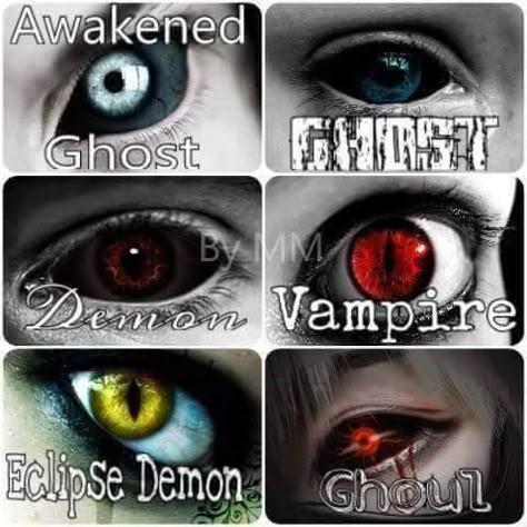 Omg I want the ghost ones! Ghoul Eyes, Mata Manga, Vampire Eyes, Eye Color Chart, Creepy Eyes, Monster Eyes, Demon Eyes, Eye Pictures, Magic Eyes