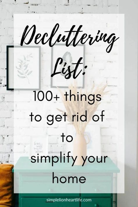 Life Hacks For Girls, Declutter Books, Decluttering List, Junk Organization, Detox Your Home, Decluttering Inspiration, Simplify Your Home, Declutter Kitchen, Home Declutter