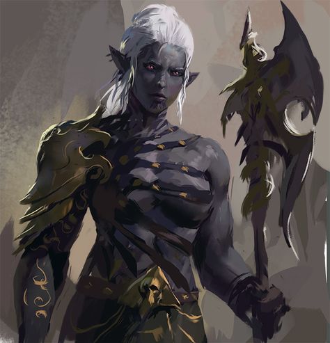 Drow Male, Dungeons And Dragons Characters, Temporarily Closed, Dnd Art, Baldur's Gate, Dark Elf, Alien Art, Character Design Animation, Fantasy Warrior