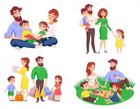 Family retro cartoon style set | Free Vector #Freepik #freevector #people #books #children #family Retro Cartoon Style, Book Festival, Retro Cartoon, Family Cartoon, Retro Cartoons, Islamic Art Calligraphy, People Illustration, Cartoon Images, Preschool Kids