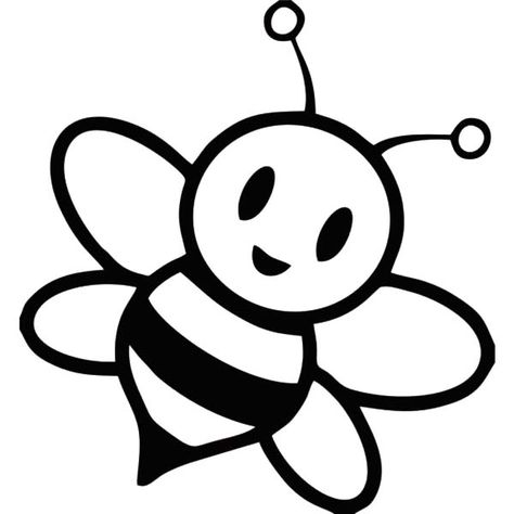 coloring pages draw a bee honey bee coloring page. bee a flower ... - ClipArt Best - ClipArt Best Bee Template, Bee Coloring, Baby Flash Cards, Bee Stencil, Bee Printables, Bee Coloring Pages, Bee Images, Bee Drawing, Bee Pictures