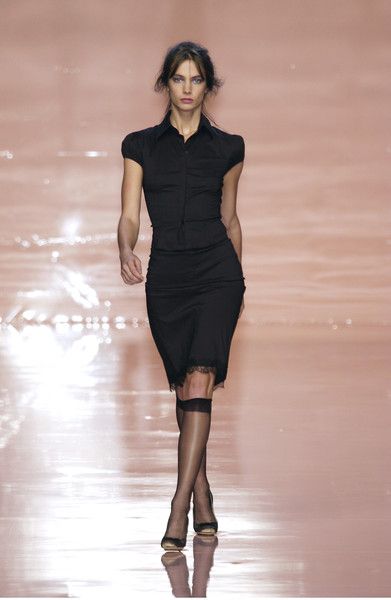 Blumarine Spring 2004, Blumarine 2004, Blumarine Runway, Runway Aesthetic, 2004 Runway, Secretary Outfits, Runway Model, 90s Runway Fashion, Dream Fashion