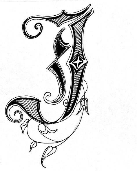 The Letter J In Different Fonts, Fancy Letter J Design, J Initial Drawing, Letter J Font Design, J In Different Fonts, Letter Y Tattoo, Graphitti Letters, J Drawing, S Letter Design