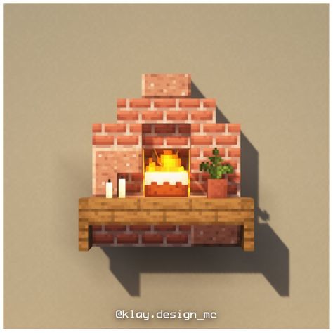 BAKERY SHOP ideas! I was inspired by @snishinka.m ‘s video, check them out!! 😱 Let me know what’s your favorite! Mine is the fireplace ish … | Instagram Cute Minecraft Bakery Interior, Minecraft Shop House, Minecraft Brick Fireplace, Minecraft Space Fillers Interior, Minecraft Cafe Build Interior, Bakery Interior Minecraft, Cafe Minecraft Interior, Minecraft Oven Ideas, Minecraft Decorations Interior