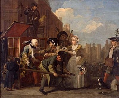 Hogarth, William - Carrière du libertin : 4. L'arrestation - Sir John Soane's Museum, Londres William Hogarth, National Gallery, British Art, Rococo, Contemporary Artists, Vintage Stil, 18th Century, Giclee Print, Cool Art