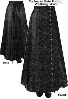 Victorian Walking Skirt, Gothic Type, Walking Skirt, Period Outfit, Victorian Clothing, Edwardian Fashion, Historical Dresses, Gothic Outfits, Gothic Style