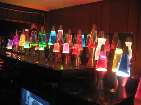 lava lamp collection 90s Decorations, Cool Lava Lamps, Make A Lava Lamp, Lava Lamps, Interior Design Advice, Street Lamp, How Many People, Lamps Living Room, Interior Design Tips