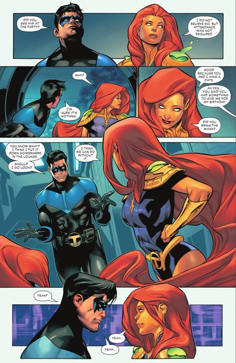 teen titans academy issue 1 Starfire And Nightwing Comics, Titans Academy, Nightwing Starfire, Starfire Comics, Nightwing And Starfire, Original Teen Titans, Teen Titans Fanart, Teen Titan, Arte Dc Comics