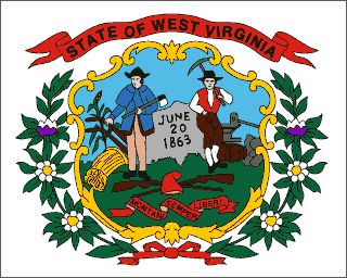 Mcdowell County, West Virginia History, Virginia State, Virginia Usa, Usa States, Custom License Plate, State Flags, Brass Ring, Banners Signs