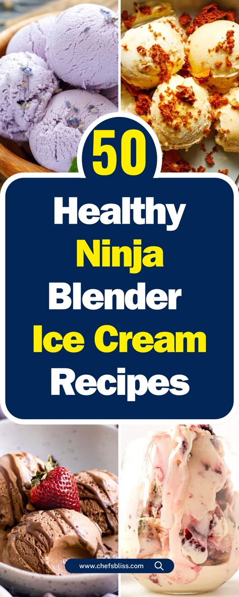 50+ Delicious Ninja Blender Ice Cream Recipes for Every Craving! How To Make Ice Cream In A Ninja Blender, Ice Cream In Ninja Blender, Ninja Blender Ice Cream, Ninja Auto Iq Blender Recipes, Ice Cream Ninja Blender, Ninja Blender Ice Cream Recipes, Recipes For Ninja Creami, Blender Ice Cream Recipes, Ninja Ice Cream Recipes Healthy