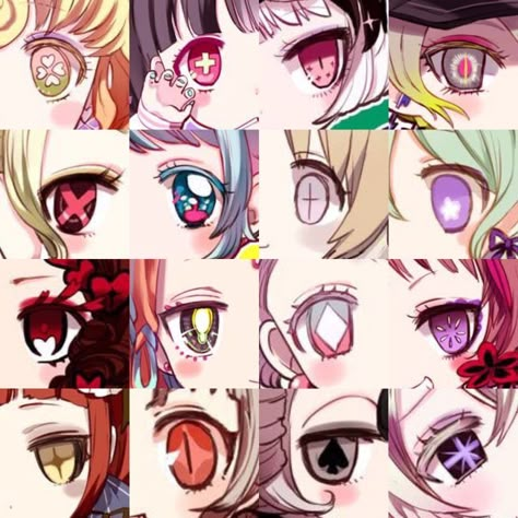 Pupil Design Drawing, Eyes Pupil Drawing, Anime Pupil Design, Anime Pupils, Pupil Ideas, Eye Pupil, Magical Girl Raising Project, Cute Eyes Drawing, Desain Quilling