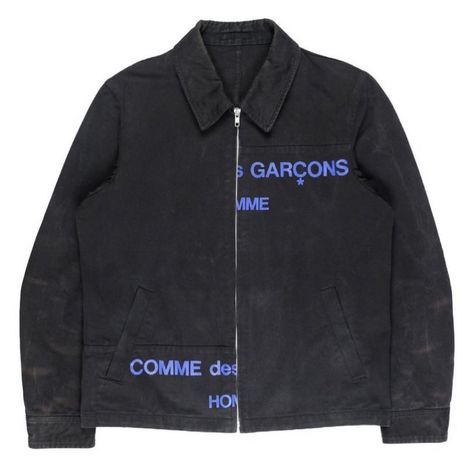 Comme Des Garcons Jacket, Apparel Design Inspiration, Archive Fashion, Shirt Design Inspiration, Mens Outfit Inspiration, Workwear Jacket, Work Jacket, Clothing Mockup, Work Jackets