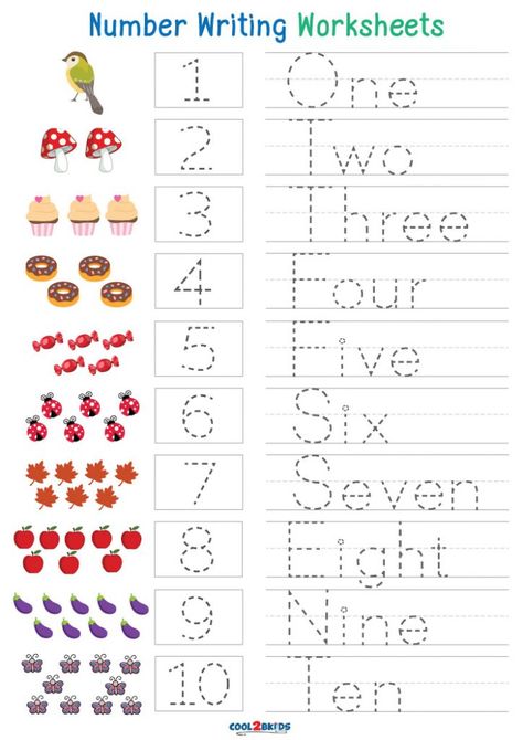 Free Printable Number Tracing Worksheets Kindergarten Learning Worksheets, Prek Classroom Worksheet, Number Tracing Activities, Letter And Number Tracing Worksheets, Number Trace Worksheet, Trace The Numbers Worksheet, Word Numbers Free Printable, Prek Printables Worksheets, Number Writing Worksheets Free Printable