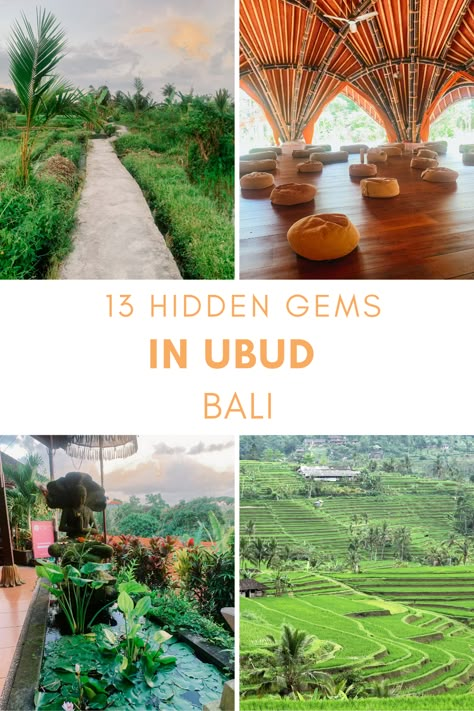 Ubud Bucket List, Bali In October, Bali Instagram Spots, Ubud Bali Itinerary, Traveling To Bali, Things To Do In Ubud Bali, Bali In February, Things To Do In Ubud, Bali Hidden Gems