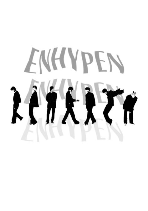 Enhypen KPOP poster ♥︎ Grey Kpop Poster, Enhypen Room Poster, Enhypen Black And White Poster, Enhypen Minimalist Poster, Enhypen Poster Room Decor, Enhypen Wall Prints, Enhypen Pink Poster, Kpop Room Posters, Black And White Kpop Posters