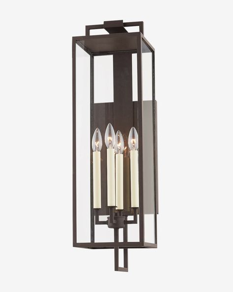 Catalina Outdoor Sconce – McGee & Co. Front Door Light Fixtures, Front Door Light, Lisa Gerrard, Front Lighting, Outdoor Lamps, Troy Lighting, Mcgee & Co, Candelabra Bulbs, Wall Lantern