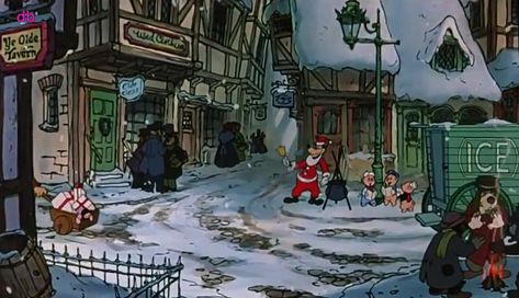 Winter In Old Disney, Christmas 90s Aesthetic, Old Disney Christmas, Old Christmas Cartoons, Romanticising Winter, Old Cartoon Movies, Mickey's Christmas Carol, Old Christmas Movies, Classical Christmas