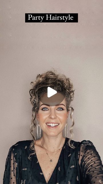 Long Curly Hair Updo, Curly Hair Party Hairstyles, Cute Curly Hairstyles Updo, Curly Updo Tutorial, Curly Hair Updo Easy Natural Curls, Curly Hair Updo Tutorial, Curly Updos For Medium Hair, Naturally Curly Updo, Hairstyles To Do Yourself