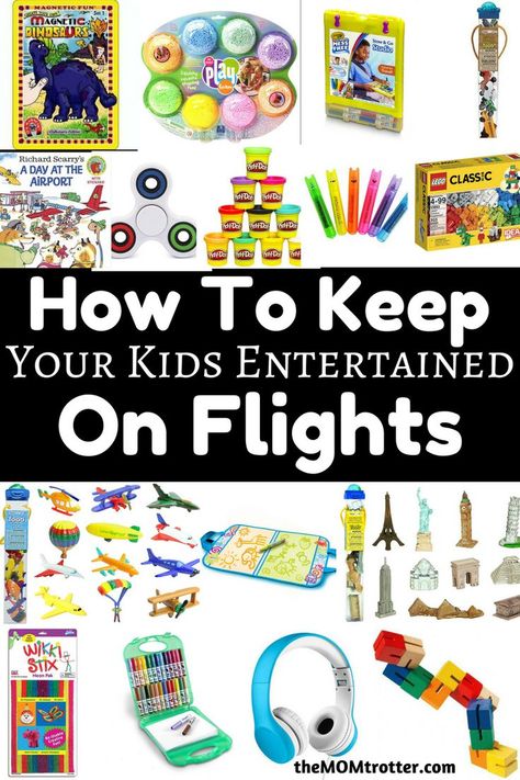 Airplane Must Haves Kids, Activities For Kids On A Plane, Travel Activities For Kids Airplane, Toddler Flight Activities, One Year Old Must Haves, Traveling With Kids On A Plane, Plane Travel With Kids, Airplane Travel With Kids, Kids Airplane Activities