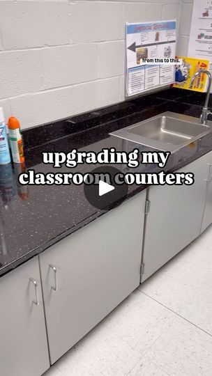 1.8K reactions · 27 shares | Throwing back to this amazing update I did in my classroom last year! Yes-it lasted the entire year! 🥳

Here’s a step by step of how I used contact paper to cover my classroom counters! I’m so happy with the results. 

✨the contact paper I used is linked my stories, class 🔗 highlight, and Amazon storefront
✨ I only used one roll for the entire counter
✨ I worked very slowly to avoid creases and bubbles
✨ be sure to dust and wipe first!!

Let me know if you have any questions! Comment LINK and I’ll send the link to the contact paper directly your way! 

#classroomdecor #classroompinspirations #classroominspo #classroomhack #classroomsetup #classsetup #backtoschool #teacherhack | Keanna Funderburk Ecker | 3rd-5th Grade Math | theartoffunology · Original audio Vinyl Wrap Bathroom Counter, Contact Paper Classroom, Cover Desk With Contact Paper, Chalkboard Cover Up Classroom, Contact Paper Desk Teacher, Countertop Makeover, Classroom Hacks, Contact Paper, Classroom Setup