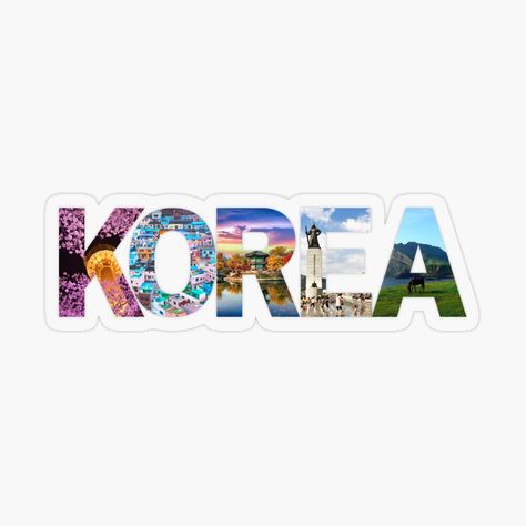 Korea Location, Preppy Stickers, Big Letters, Dara Kpop, Letter Paper, South Korea, Collage, For Sale, Electronic Products