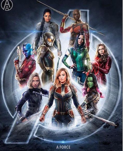 Marvel Fans Made An All-Female Movie Poster, And It’s Awesome - CINEMABLEND Female Avengers, Avengers Women, Marvel Female Characters, Avengers Movie, Avengers Girl, Marvel Background, Marvel Heroines, Marvel Superhero Posters, Marvel Comics Wallpaper