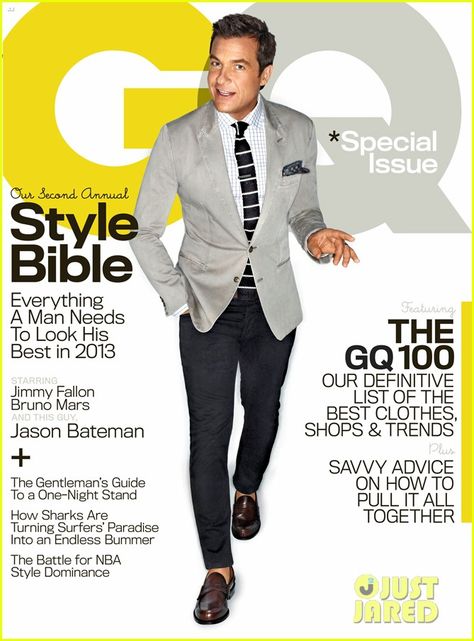 Jason Bateman Covers 'GQ' Style Bible April 2013 Gentlemans Guide, Jason Bateman, Nba Fashion, Cover Boy, Pumped Up Kicks, Gq Style, Gq Magazine, Fashion Fail, Male Magazine