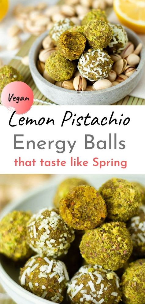 Pistachio Balls Energy Bites, Pistachio Bars Healthy Snacks, Savory Energy Balls, Pistachio Date Balls, Pistachio Protein Balls, Pistachio Vegan Recipes, Vegan Pistachio Recipes, Healthy Pistachio Recipes, Pistachio Recipes Healthy