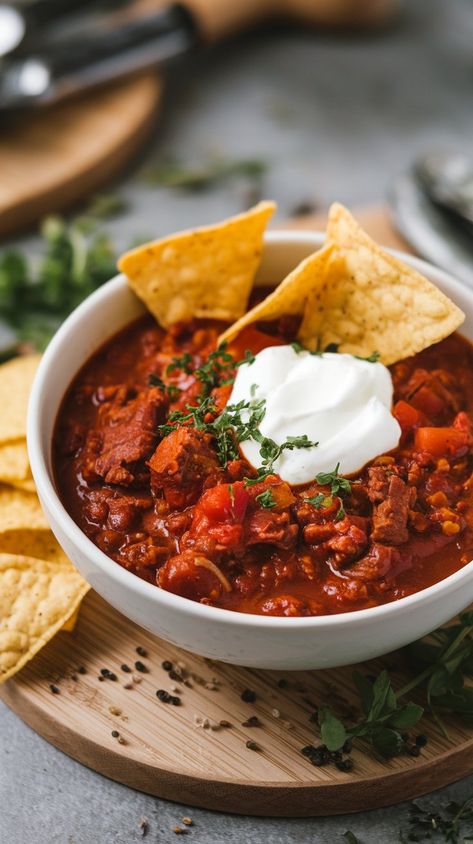 🔥 Master the Perfect Chili! 🔥 Discover how to make a delicious, hearty chili easily. 😋

Start by browning meat and cooking veggies in the retained grease. Add sautéed aromatics and spices for extra flavor. Combine all ingredients, bring to a boil, and simmer for 30+ minutes for a thick, rich finish. 🍲

Ready to elevate your chili game?

What's your secret ingredient for the best chili ever? 🌶😊

#ChiliRecipe #CookingTips #HomemadeChili #FallFoods #ComfortFood #EasyRecipes #Foodie Best Chili Ever, Winning Chili Recipes, Award Winning Chili Recipe, Cooking Veggies, Roasted Green Chili, Award Winning Chili, The Best Chili, List Of Spices, Best Chili