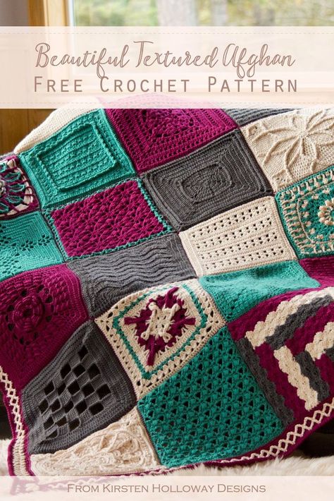 Motifs Afghans, Granny Square Häkelanleitung, Zig Zag Crochet, Squares Crochet, Beau Crochet, Crochet Squares Afghan, Crochet Afghan Patterns Free, Colorful Blanket, Confection Au Crochet