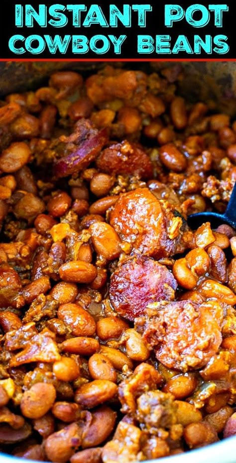 Spicy Southern Kitchen, Cowboy Beans, Instant Pot Pasta Recipe, Baked Bean Recipes, Pot Recipes Easy, Southern Kitchen, Best Instant Pot Recipe, Healthy Instant Pot Recipes, Beans Recipe