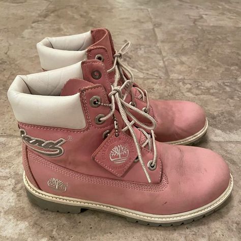 Look what I just found on Depop 🙌 https://depop.app.link/jf9oc4f7ztb Pink Lace-up Boots With Round Toe For Fall, Casual Pink Timberland Boots, Demonia Boots Pink, Pink Timberland Boots, Pink Platform Lace-up Boots With Round Toe, Pink Timberlands, Timberland Boots, Boots, Pink