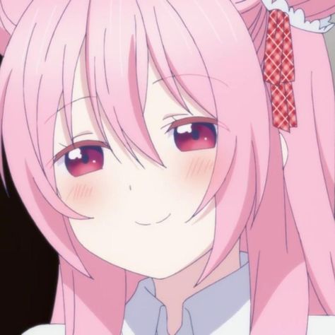 Anime Pink Hair Icon, Pink Anime Icon Gif, Happy Sugar Life Satou, 2000s Anime Pink Hair, Satou Matsuzaka, Happy Sugar Life, Yandere Girl, Anime Expressions, Yandere Simulator