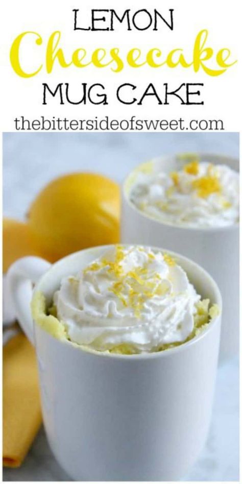 Lemon Bar In A Mug, Cheesecake In A Mug Microwave, Cup Of Cake Microwave, Dinner In A Mug Recipes, Mug Cheesecake Microwave, 321 Cake In A Mug, Lemon Mug Cake Microwave, Food In A Mug, Cheesecake Mug Cake