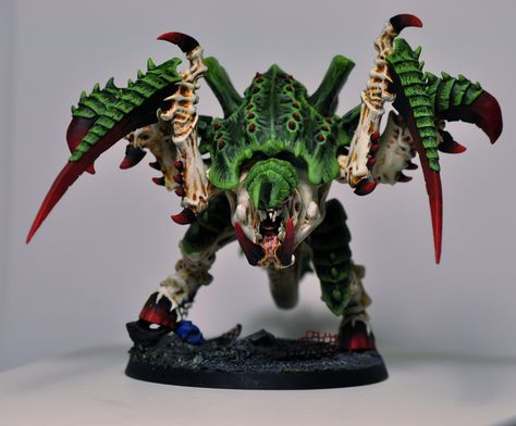 Tyranid Carnifex - Warhammer 40K Carnifex Tyranid, Grimdark Tyranids, Tyranid Carnifex, Warhammer 40k Tyranids Color Schemes, Grim Dark Tyranids, Tyranids Paint Scheme, Warhammer 40k Tyranids Miniatures, Warhammer Tyranids Paint, 40k Tyranids