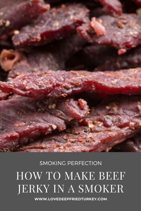 Peppered Jerky Recipe, Smoker Beef Jerky, Smoked Jerky Recipes, Smoker Jerky Recipes, Jerky Recipes Dehydrator, Jerkey Recipes, Smoked Jerky, Making Beef Jerky, Smoked Beef Jerky