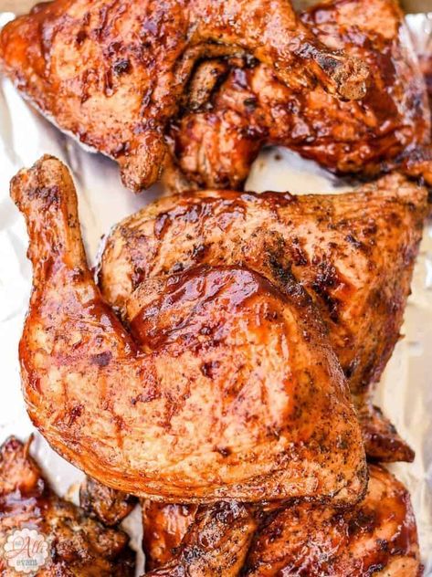 Grilling Chicken Leg Quarters, Barbeque Chicken Grilled, Chicken Legs In Air Fryer, Chicken Thighs Crockpot, Grilled Chicken Leg Quarters, Chicken Quarter Recipes, Recipes Chicken Thighs, Chicken Thighs In Oven, Chicken Leg Quarter Recipes